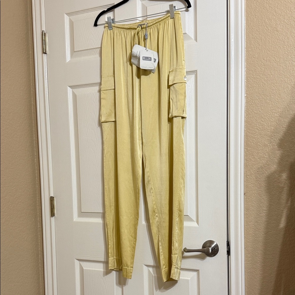 Kristensen DuNord Designer Silk Joggers with Pockets
